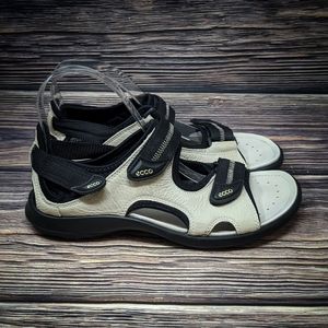 ECCO Leather Sport Adjustable Comfortable Sandals